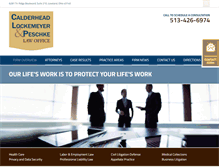 Tablet Screenshot of clp-law.com